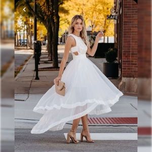 Vici Heavenly High Low Dress NWT